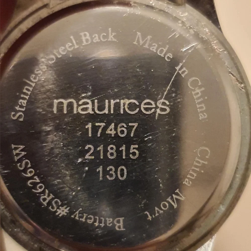 🦋10/$20🦋 Maurices Silver/Grey Stainless Steel Women's Watch